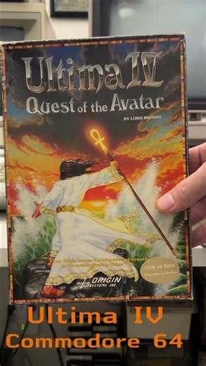 Back When Games Made You Take Notes... | Ultima IV on the Commodore 64