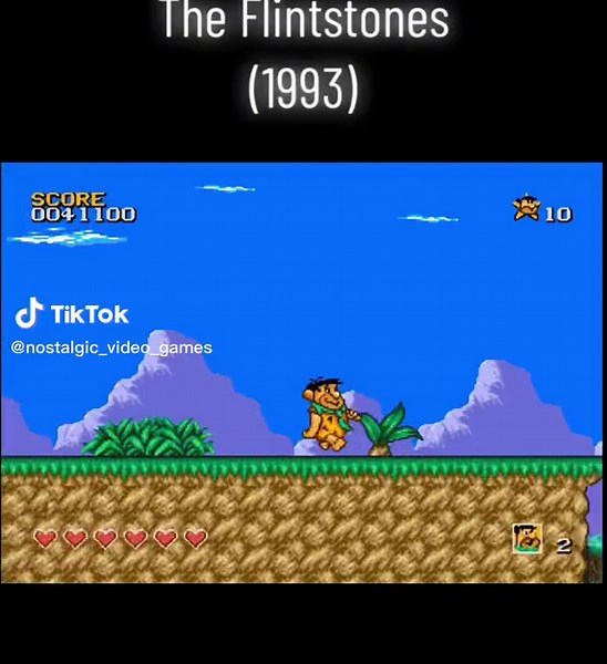 The Flintstones Sega Genesis Game Nostalgia