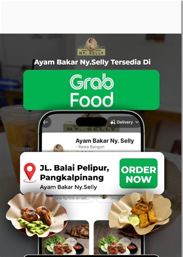 DESIGN POSTER PROMOSI AYAM BAKAR🔥🤩 . #ayambakar #grabfood #posters #design #fyppppppppppppppppppppppp
