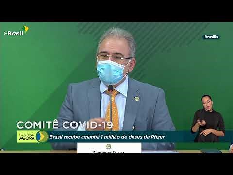 Pronunciamento do ministro da Saúde Marcelo Queiroga