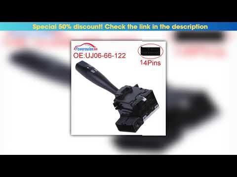 Hands-on New LHD Car Headlight Turn Signal Switch For Mazda B2500 B2600 BT-50 UJ06-66-122 UJ0666122
