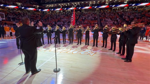 Thank you UT Trombone Choir (Dr. Alex van Duuren, Associate Professor of Trombone) for braving the weather and performing a great arrangement of the National Anthem at tonight’s Vols game!! University of Tennessee Natalie L. Haslam College of Music | The University of Tennessee Bands - Pride of the Southland Band