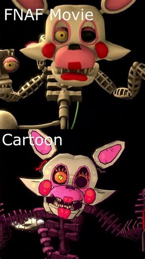 FNaF 2 MOVIE VS CARTOON COMPARISON
