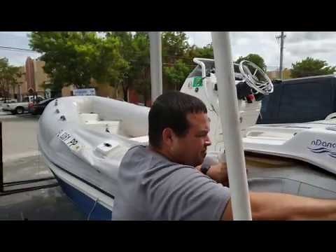Rib boat retube and fiberglass repair (Part 1)