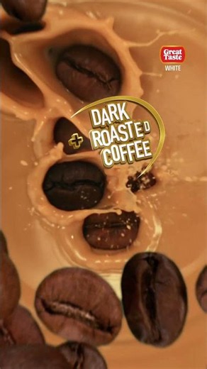 Atin na atin na ang Great Taste White with real milk + dark roasted coffee.