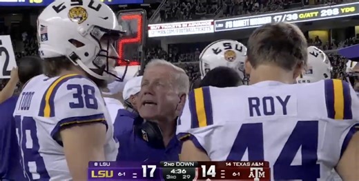 LSU's Brian Kelly Criticized for Sideline Outbursts During Texas A&M Loss