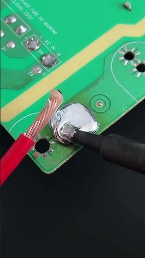 Apply solder paste and soldering easily #reels #shorts #viral