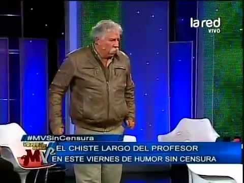 Profesor Rosa y su infaltable chiste largo