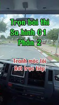 Trọn bài thi sa hình C1 phần 2 - Hướng dẫn chi tiết full 10 bài thi C1 #sahinhC1 #daylaixetphcm #C1