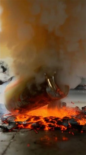 Coca-Cola Can "Soda vs. Lava = BIG BOOM 🥤💥