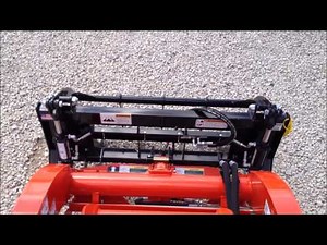 BX Sub Compact Quick Attach Bucket, Grapple, Forks