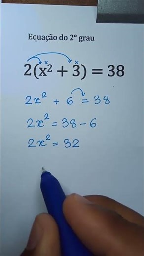 Esecuzione di equazione di 2 grado pura