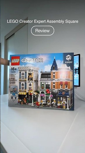 Reviewing the LEGO Creator Expert Assembly Square (10255) 🏘️ #lego #legobuild #legomodular #shorts