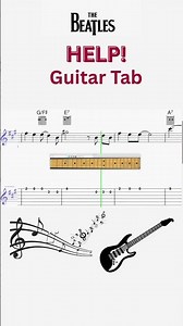 The Beatles - HELP! | Guitar Tab - 1