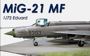 【Scale Model Assassin】牛魔王Eduard 1/72 MiG-21 MF战斗机模型制作-Tiger Hunter