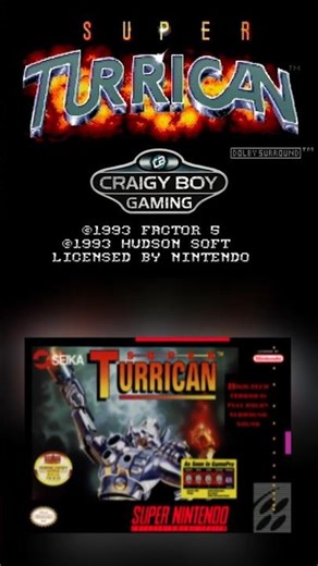 Super Turrican (SNES) - Speed & Chaos! #Turrican #snes #retrogamingfun #gaming