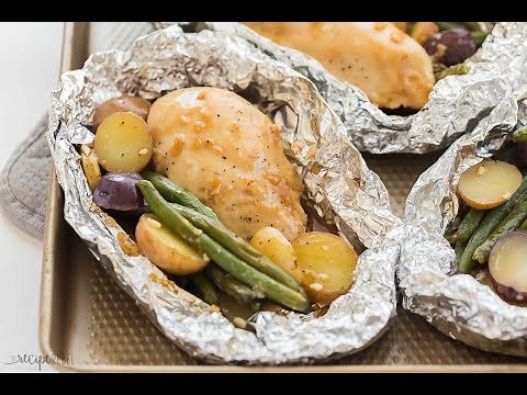 Honey Garlic Chicken Foil Packs | The Recipe Rebel