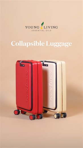 Meet the Young Living Collapsible Luggage 🧳✨ Sleek design. Smart travel. Spacious on the go, collapsible at home. First 400 only — from November 1, 2025 @ S$39.95 with 280 PV purchase made between October 1 to 31, 2025. Available for Loyalty Rewards and Shop Order. While stocks last! | Young Living Singapore