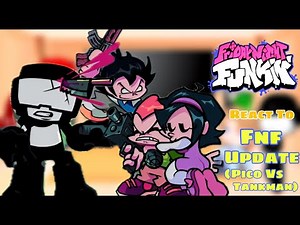 FNF Update || Fnf React To PITSTOP 2 - Stress Pico Mix || Pico vs Tankman || Pico/Nene/Tankman