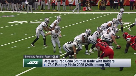 Geno Smith's fantasy impact with Jets 'NFL Fantasy Live'