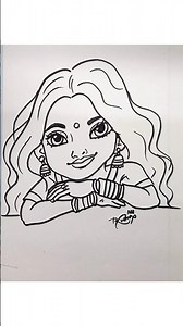Girl drawing by 👾👽 alien #drawing #girl #beauty