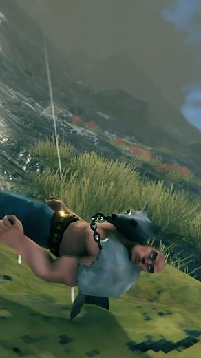 How to make rollercoaster in Valheim #Shorts