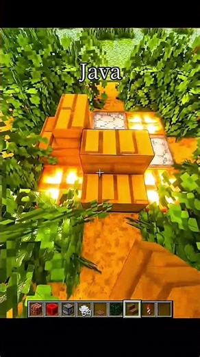 Java VS Bedrock Elytra Launcher Minecraft #minecraft