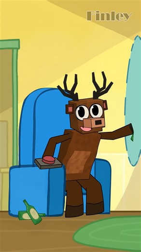 The Villain’s Past 😱 The Deer’s Chaotic Portal Revealed! 🌀💥 | Minecraft Parody