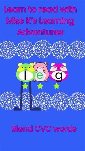 CVC words | Short e | Consonant Vowel Consonant | Phonics Song with Miss K