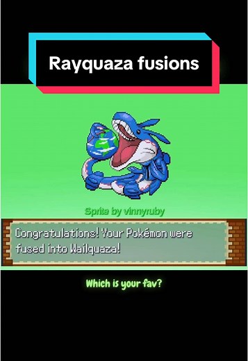 Rayquaza Fusion Techniques in Pokémon
