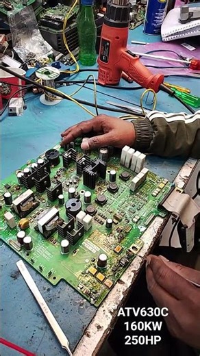 altivar 630 power board burning for check