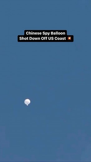 Epic Spaceflight on Instagram: "Fighter jets shot down the balloon after it departed the US and flew over the Atlantic Ocean. A flash is visible followed by a disintegration event, most likely from an air to air missile. ✅Follow: @epic.spaceflight for more 📸Credit: @jasonsellers32 . . . #space #spaceflight #texas #spacex #starship #superheavy #booster #epicspaceflight #spacenews #starbase #bocachica #orbit #astronomy #astro #2022 #future #science #tech #technology #engineering #elon #elonmusk #