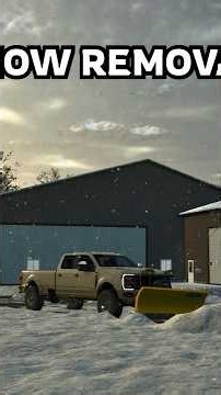 It's a little early for snow this year, but we can get a head start! #farmingsimulator25
