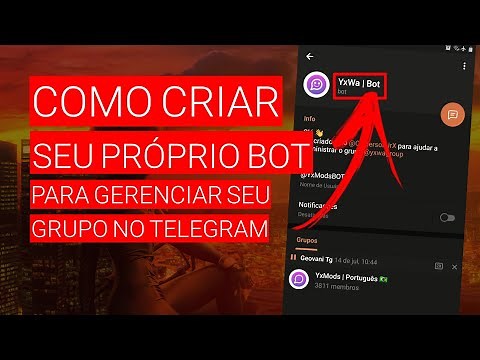 COMO CRIAR UM BOT PARA GERENCIAR SEU GRUPO NO TELEGRAM - PASSO A PASSO