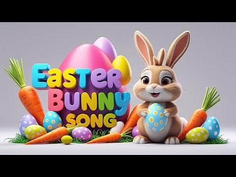 Easter Bunny Song 🐰🎶 | Fun Kids Easter Rhymes & Cartoon Animation | Happy Easter 2025!