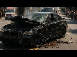 BMW M3 Completely Wrecked in High-Impact Collision – Graphic Scene Unfolds in Public #bmw #bmwm3