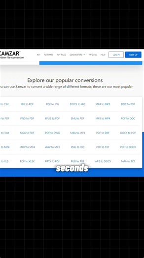 Website to convert files #shorts #onlinetools #fileconversion