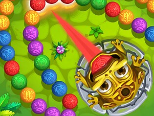 Walkthrough Jungle Marble Pop Blast . BrightestGames.com