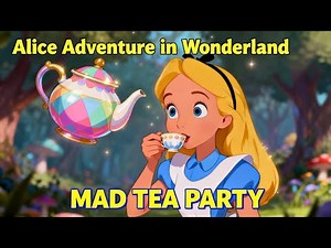 Chapter 7 : A Mad Tea-Party ☕🎩 | Alice Adventure in Wonderland Magical Audiobook✨#story