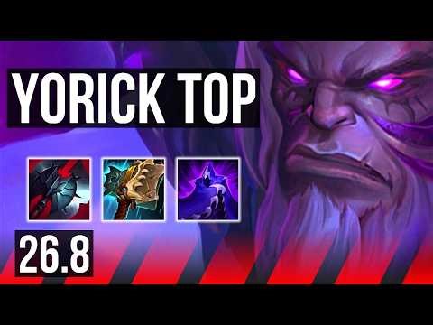 YORICK vs DARIUS (TOP) | EUW Diamond | 26.8