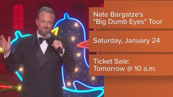 Comedian Nate Bargatze's coming to Toledo for 'Big Dumb Eyes' tour