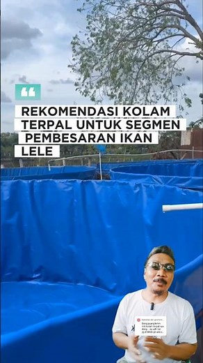 Recommended Tarpaulin Pond for Catfish Farming