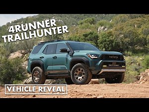 2025 Toyota 4Runner Trailhunter exterior and interior reveal video