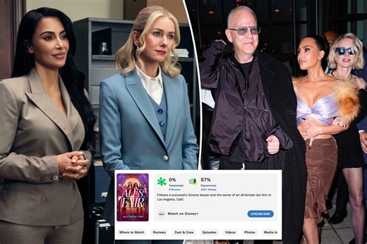 Kim Kardashian’s ‘All’s Fair’ receives shocking 0% Rotten Tomatoes rating, called the ‘worst TV show’ by critics
