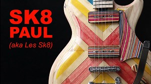 Solid body archtop made from skateboards: DIY guitar insights