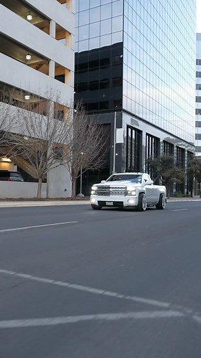 Custom Chevy Single Cab Truck with Stanced Drop and Cammed Engine