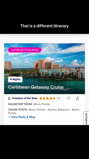 Not sure why this sailing is not going to Coco Cay. This would not be my first choice of sailings thoughts? #royalcarribean #cruiseship #cruiselife #cruise #freedomoftheseas