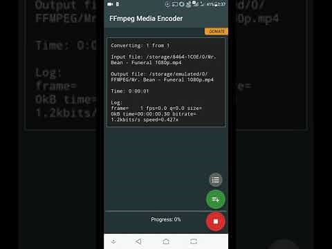 How to encode videos using FFmpeg without quality loss in Android Devices.
