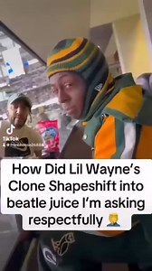 How did Lil Wayne’s clone Shapeshift into Beatle Juice #lilwayne #clone #shapeshifter #fypシ゚viralシfypシ゚viralシalシ #fypシ゚viralシ #fyp | French Dose
