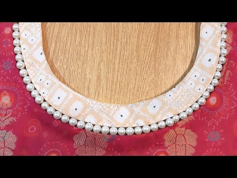 New Summer Neck/Gala Design Cutting and Stitching by "Fizza Mir"